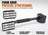 Carpet Knee Kicker Installation Tool with Steel Gripping Teeth & Foam Handle V324-CRPTKICK