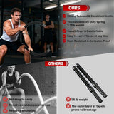 Battle Rope 2pc Cordless Portable Training Rope Fitness HIIT Muscle Exercise Black V1308-DSZKI-330