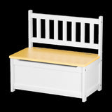 Levede 2-In-1 Kids Toys Storage Bench Box Wooden Chair TB1025
