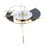 Nordic Swing Wall Clock Big Silent Non Ticking Decorative Wall Clock for Living Room Bedroom Home V1294-YM0901-3115240035711