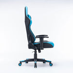 Gaming Chair Ergonomic Racing chair 165&deg; Reclining Gaming Seat 3D Armrest Footrest Black V255-GCHAIRBK-32