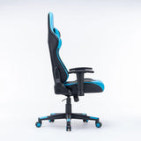 Gaming Chair Ergonomic Racing chair 165&deg; Reclining Gaming Seat 3D Armrest Footrest Purple Black V255-GCHAIRPURPLE-32