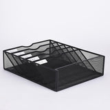 6 Tier Desktop File Organiser, Wall Mount Magazine Rack, Mesh Desk Organizer, Vertical Hanging V1186-TH104