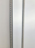 Silver Beaded Framed Mirror - X Large 190cm x 100cm V292-MIRR-BDD001