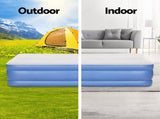 Weisshorn Air Mattress Queen Inflatable Bed 46cm Air bed AMAT-PLO02-46-Q-WHBL
