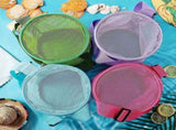 Tutuviw 4Pcs Large Capacity Collecting Bag Cylindrical Mesh Beach Bag Beach Mesh Bag Toys Seashell V1189-WXFWAL-20260319-01587