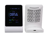 CO2 Monitor Carbon Dioxide Detect Indoor Air Quality Monitor Temperature Humidity Detection White V1294-YM3111220256511-0421