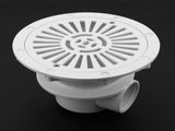 White Swimming Pool Main Drain Floor Drain G2 Water Inlet Draining Accessory V1294-YM0901-JY30354