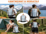 Lightweight Hiking Backpack 20L Light Blue-gray - Ultralight Oxford Cloth Daypack with Breathable V888-ELOSUNG57058-3