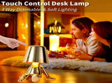 Table Lamp Bedside Touch Lamp Rechargeable Nightstand Light LED Battery Operated Desk Lamp for Home V1366-AZ2-W-06487