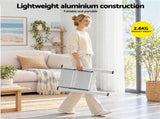 Giantz 2 Step Ladder Multi-Purpose Folding Aluminium Light Weight Platform LD-H-ALU-S1-2STEP