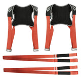 2-Person Adjustable Moving Straps Set with Padded Shoulder Harness and Anti-Slip Silicone Moving V888-ELOSUNG55569
