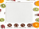 15 Pack Silicone Dehydrator Sheets, Mesh Dehydrator Trays, Non-Stick Fruit Leather Trays, Suitable V1370-AZ4-10298