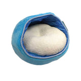 Cat Bed - Fleece Blue Monaco Lounge Couch Cave Plush Cushion Pet All For Paws V238-SUPDZ-31703296180304