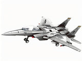 Christmas gift F-15 Eagle Fighter Jet Building Blocks Set, 223 Pieces Military Aircraft Model Kit V1107-BUILDING BLOCK TOYF15