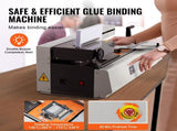 Thermal Machine, 400 Sheets Capacity Hot Glue Machine, Thermal Book Binder 40mm V952-JZJ20400Z12649PLHV3