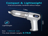 2-in-1 Cordless Handheld Vacuum & Air Duster - 12000Pa Suction, 70000 RPM, LED Light, USB-C V888-ELOSUNG35816