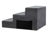 Pawz 3 Steps Pet Stairs Dog Ramp High Density Foam Grey PT1290-3