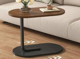 Sofa Side Table Modern Simple Portable for Living Room Bedroom Walnut Color Black Frame V1294-YM0710-3116230019811