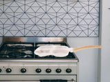 Grey Nonstick Brunch Pan with 4-Slot Design, Aluminum Alloy, Ideal for Cooking Eggs and Breakfast V1192-AZ-W-27833