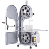 Commercial Electric Meat Bandsaw, 1100W Stainless Steel Countertop Bone Sawing Machine, Workbeach V952-TSJGJ1100W420AHCPV3