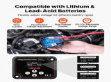 Dual Battery Isolator, 12V 140 Amp, Manual and Automatic VSR Voltage Sensitive Relay with LCD V952-SDCGLJDQDJQSIRD88001V9