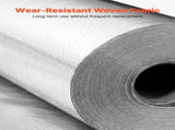 Double Reflective Insulation Roll, Perforated Woven Fabric Radiant Barrier, 0.15mm 76.2m x 1.22m, V952-LBPEBZBRFSFSJ19JC001V0