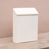 Wall-Mount Mailbox, Large Capacity Mail Box, Galvanized Steel Rust-Proof Metal Post Box, Mailboxes V1369-AZ3-W-17743
