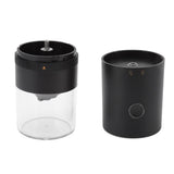 Electric Coffee Grinder USB Charging Black Simple Operation Coffee Bean Grinder for Home Camping V1294-YM0523-3118220071011