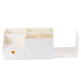 Drawer Type Desk Storage Box Book Stand Stationery Remote Control Holder for Home Desktop V1294-YM0721-3117210036011