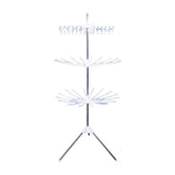 Clothes Drying Rack, Folding Drying Tree, 3 Tier Laundry Drying Rack Indoor With Rotating V1366-AZ2-W-12535