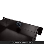 Under Tray Body Tool Box Trundle Drawer 1500 Long UTE Truck ToolBox Black V379-TRNDLBLK001505