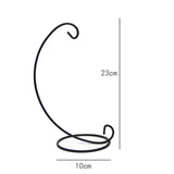 2 PCS Ornament Display Stand, 9" Iron Hanging Stand Rack Table Lantern Candle Glass Globe Ornament V1366-AZ2-W-07954