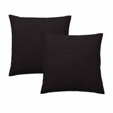 Bianca Pair of Kahlani Chocolate European Pillowcases 65 x 65cm V442-BCA-PILLOWC-KAHLANI-CHOCOLATE-EU
