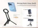 ULANZI MA30 Magnetic Phone Tripod Stand for iPhone - Aluminium Maglock Smartphone Mini Tripod Pocket V413-M076