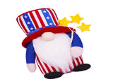 4th of July Patriotic Gnome Decoration Fabric Independence Day Dwarf Doll for Living Room Study V1294-YM0901-3115240110111