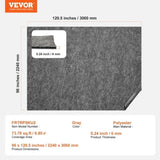 Rug Pad Gripper 8' x 10' Protective Carpet Pad 0.24" Thick for All Floors V952-BFHDTDSXPMFHT4MQWV0