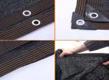 20m x 2m Fence Windscreen Privacy Screen Shade Cover Black Fabric Mesh Garden V63-931971