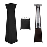 Easy-Going Pyramid Torch Patio Heater Cover, 90"H x 21.2"L x 21.2"W, Waterproof Outdoor Heater Cover V1107-120-54984-BRN
