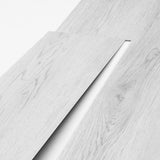 Interlocking Vinyl Floor Tiles 48 x 7.3 inch, 10 Tiles 5.5mm Thick Snap Together, Light Gray Wood V952-LSYXJDDLSQHMPROS8V0