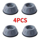 Washing Machine Vibration Dampers, Grey, 4-Pack, Compatible with Bosch Samsung LG V1237-ZY-506-0596