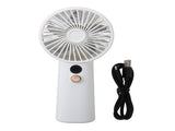 Portable Handheld Fan 100 Speeds Adjustable Powerful Wind USB Rechargeable Mini Desk Personal Fan V1294-YM0901-3113240155712