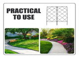 2Pcs Black Vegetable Trellis for Climbing Plants Folding Durable Garden Rack V1369-AZ3-W-19270