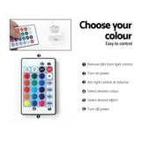 Artiss Entertainment Unit TV Cabinet LED 130cm Black Angus FURNI-L-LED-TV01-BK