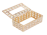 Tissue Box Holder Multifunctional Fashionable Design Exquisite Sturdy Durable Tissue HolderGold V1294-YM0715-3117210237011