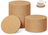HOOWIFFY Cork Coasters Bulk Cork Coasters For Drinks 100Pcs V1189-WXFWAL-20260326-02413
