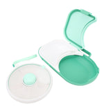 Snack Rotating Container with Lid Sealed Plastic Rotating Snack Storage Box for Outdoor Mint Green V1294-YM0901-3118240200711