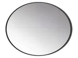 Yezi 60cm Wall Vanity Mirror Round Decorative Bathroom HD Glass Anti-explosion DECO1043-BK-60X60-AU