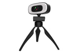 4K Webcam with Ring Light Built in Microphone and Tripod for Video Conferencing V1263-JX-6384