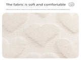 2-PCS Pink 45x45cm Heart Pattern Plush Pillow Cover with Insert Soft Textured Decorative Cushion V888-ELOSUNG43773